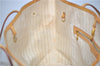 Authentic Louis Vuitton Damier Azur Neverfull MM Tote Bag N51107 LV 8135D