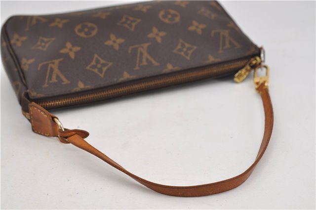 Authentic Louis Vuitton Monogram Pochette Accessoires Pouch M51980 LV 8137D
