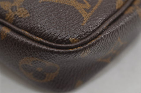 Authentic Louis Vuitton Monogram Pochette Accessoires Pouch M51980 LV 8137D