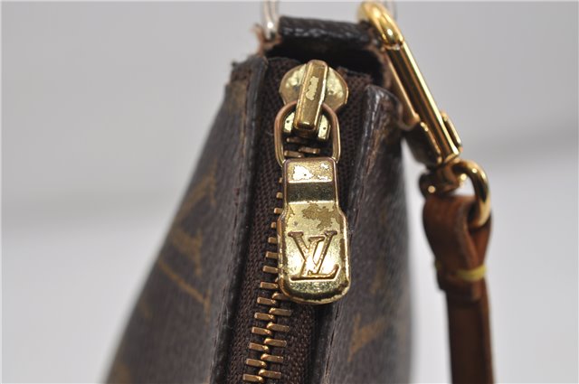 Authentic Louis Vuitton Monogram Pochette Accessoires Pouch M51980 LV 8137D