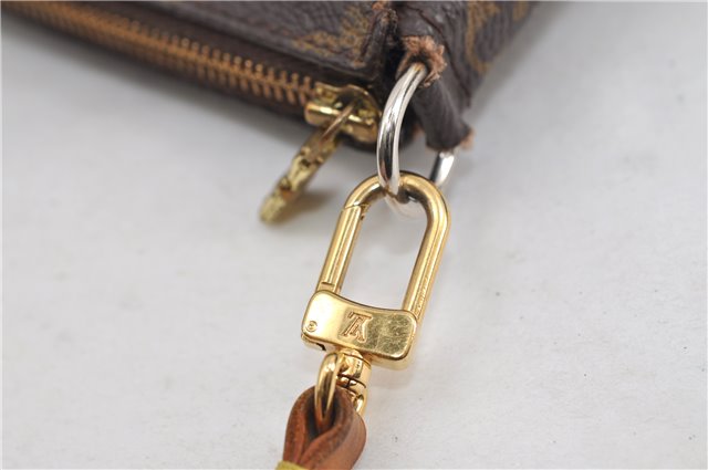 Authentic Louis Vuitton Monogram Pochette Accessoires Pouch M51980 LV 8137D