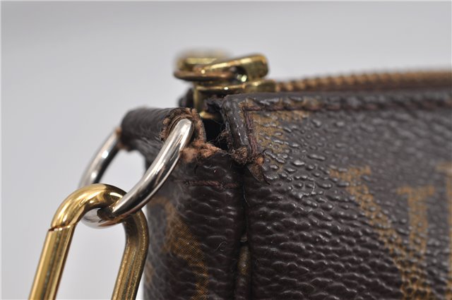 Authentic Louis Vuitton Monogram Pochette Accessoires Pouch M51980 LV 8137D