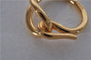 Authentic HERMES Scarf Ring Jumbo Circle Design Gold Box 8139E