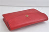 Authentic LOUIS VUITTON Epi Montaigne 23 Clutch Bag Red M52667 LV 8140C