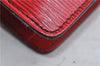Authentic LOUIS VUITTON Epi Montaigne 23 Clutch Bag Red M52667 LV 8140C