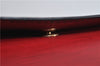Authentic LOUIS VUITTON Epi Montaigne 23 Clutch Bag Red M52667 LV 8140C