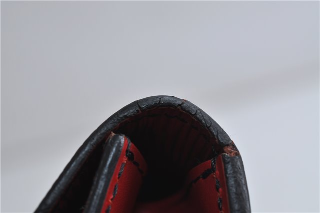 Authentic LOUIS VUITTON Epi Montaigne 23 Clutch Bag Red M52667 LV 8140C