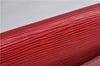 Authentic LOUIS VUITTON Epi Montaigne 23 Clutch Bag Red M52667 LV 8140C