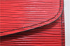 Authentic LOUIS VUITTON Epi Montaigne 23 Clutch Bag Red M52667 LV 8140C