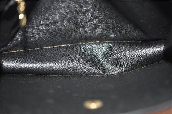 Authentic LOUIS VUITTON Epi Montaigne 23 Clutch Bag Red M52667 LV 8140C