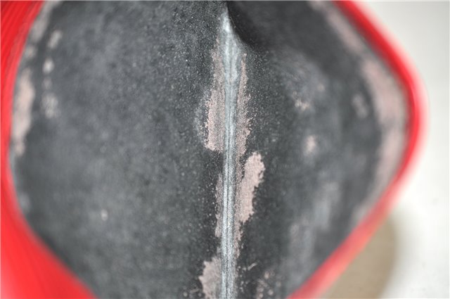 Authentic LOUIS VUITTON Epi Montaigne 23 Clutch Bag Red M52667 LV 8140C