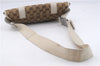 Authentic GUCCI Waist Body Bag Purse Canvas Leather 145851 Brown 8140D