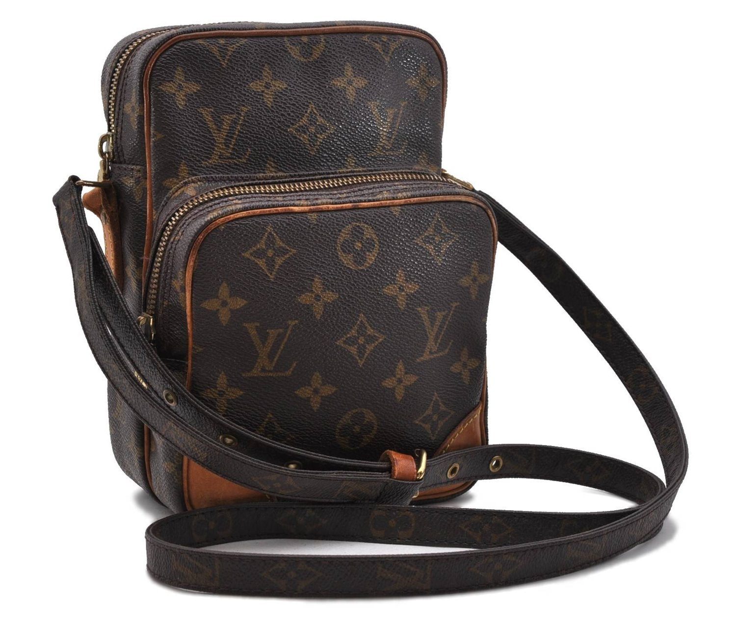 Authentic LOUIS VUITTON Monogram Amazone Shoulder Cross Body Bag M45236 LV 8142C
