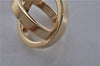 Authentic HERMES Scarf Ring Cosmos Bijouterie Fantaisie Gold Tone Box 8143E