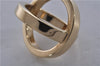 Authentic HERMES Scarf Ring Cosmos Bijouterie Fantaisie Gold Tone Box 8143E