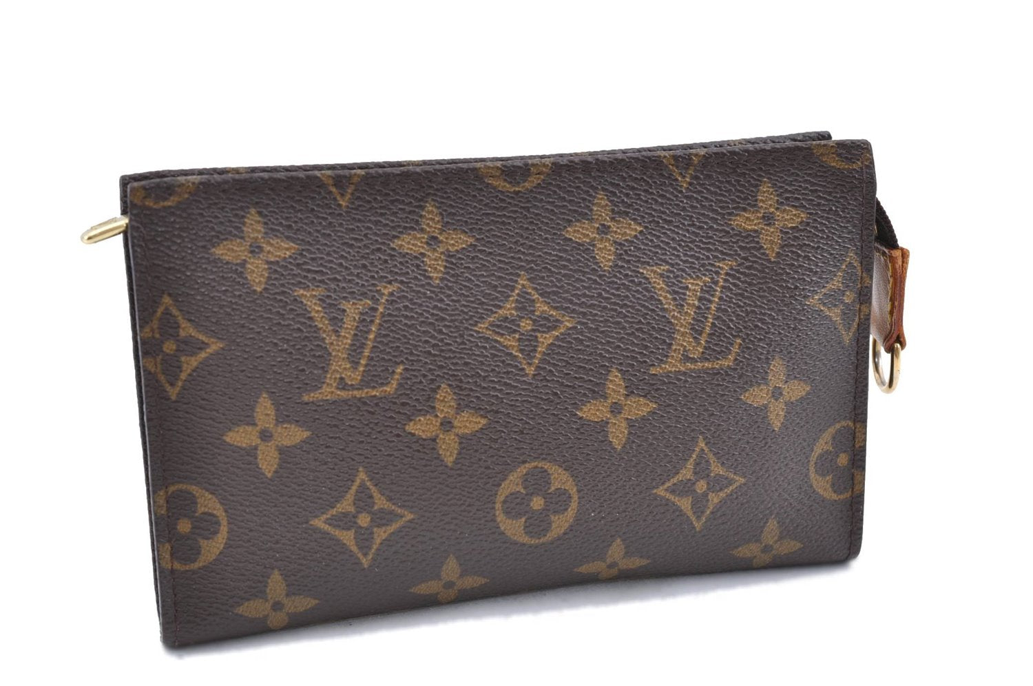 Authentic LOUIS VUITTON Monogram Pouch For Bucket PM LV 8144C