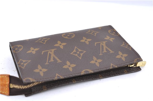 Authentic LOUIS VUITTON Monogram Pouch For Bucket PM LV 8144C