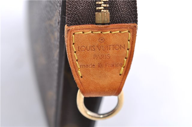 Authentic LOUIS VUITTON Monogram Pouch For Bucket PM LV 8144C