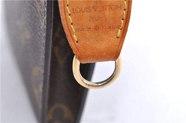 Authentic LOUIS VUITTON Monogram Pouch For Bucket PM LV 8144C
