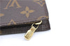 Authentic LOUIS VUITTON Monogram Pouch For Bucket PM LV 8144C