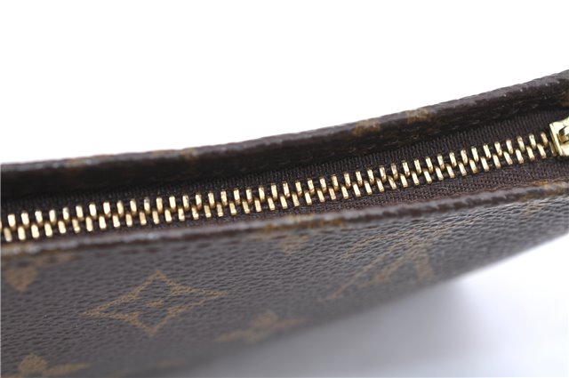 Authentic LOUIS VUITTON Monogram Pouch For Bucket PM LV 8144C