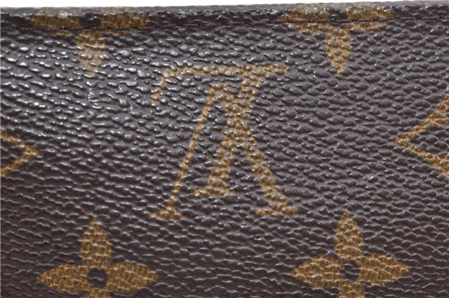 Authentic LOUIS VUITTON Monogram Pouch For Bucket PM LV 8144C