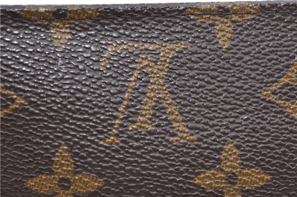 Authentic LOUIS VUITTON Monogram Pouch For Bucket PM LV 8144C