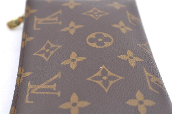 Authentic LOUIS VUITTON Monogram Pouch For Bucket PM LV 8144C