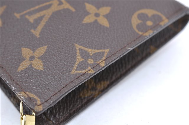 Authentic LOUIS VUITTON Monogram Pouch For Bucket PM LV 8144C