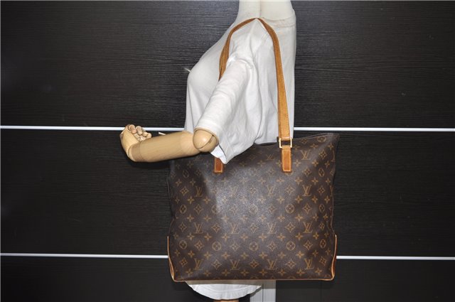 Authentic Louis Vuitton Monogram Cabas Mezzo Tote Bag M51151 LV 8146D