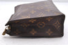 Auth Louis Vuitton Monogram Trousse Toilette 18 Clutch Hand Bag M47526 LV 8149D