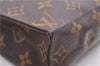 Auth Louis Vuitton Monogram Trousse Toilette 18 Clutch Hand Bag M47526 LV 8149D