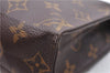Auth Louis Vuitton Monogram Trousse Toilette 18 Clutch Hand Bag M47526 LV 8149D