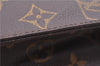 Auth Louis Vuitton Monogram Trousse Toilette 18 Clutch Hand Bag M47526 LV 8149D