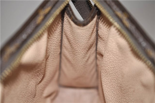 Auth Louis Vuitton Monogram Trousse Toilette 18 Clutch Hand Bag M47526 LV 8149D