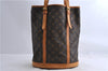 Authentic LOUIS VUITTON Monogram Bucket GM Shoulder Bag M42236 LV 8150C