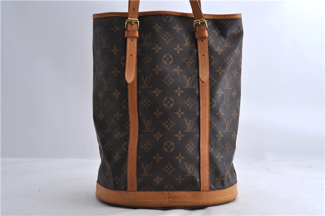 Authentic LOUIS VUITTON Monogram Bucket GM Shoulder Bag M42236 LV 8150C