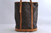 Authentic LOUIS VUITTON Monogram Bucket GM Shoulder Bag M42236 LV 8150C