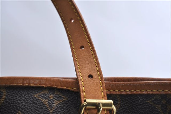 Authentic LOUIS VUITTON Monogram Bucket GM Shoulder Bag M42236 LV 8150C