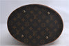Authentic LOUIS VUITTON Monogram Bucket GM Shoulder Bag M42236 LV 8150C