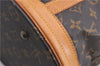 Authentic LOUIS VUITTON Monogram Bucket GM Shoulder Bag M42236 LV 8150C
