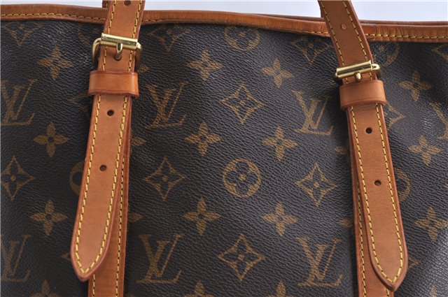 Authentic LOUIS VUITTON Monogram Bucket GM Shoulder Bag M42236 LV 8150C