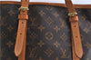 Authentic LOUIS VUITTON Monogram Bucket GM Shoulder Bag M42236 LV 8150C