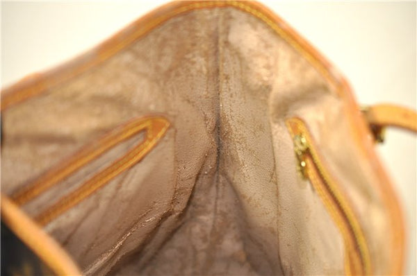 Authentic LOUIS VUITTON Monogram Bucket GM Shoulder Bag M42236 LV 8150C