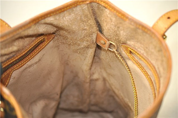 Authentic LOUIS VUITTON Monogram Bucket GM Shoulder Bag M42236 LV 8150C