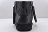 Authentic GUCCI Vintage Tote Hand Bag GG Canvas Leather 113011 Black Junk 8151C