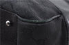 Authentic GUCCI Vintage Tote Hand Bag GG Canvas Leather 113011 Black Junk 8151C