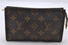Authentic LOUIS VUITTON Monogram Pouch For Bucket PM LV 8152C