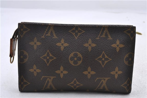 Authentic LOUIS VUITTON Monogram Pouch For Bucket PM LV 8152C