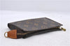 Authentic LOUIS VUITTON Monogram Pouch For Bucket PM LV 8152C